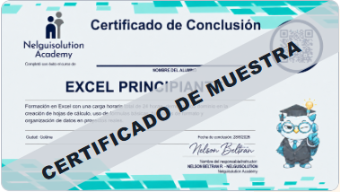 Ejemplo de certificado